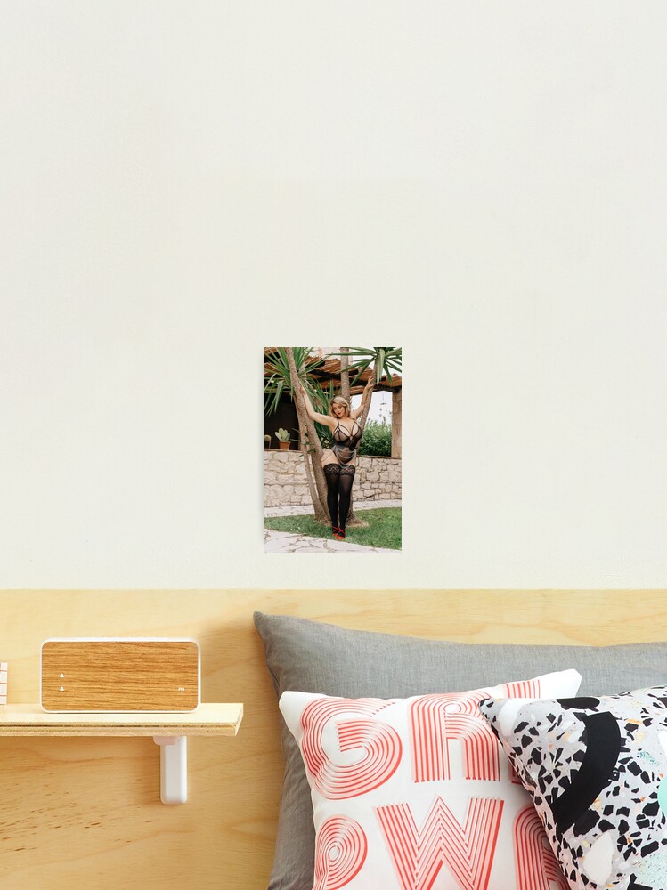 "Kitty Amore in Lingerie Sexy Big Boobs, Curvy BBW Lingerie Female Nude Model Kitty Amore Pose