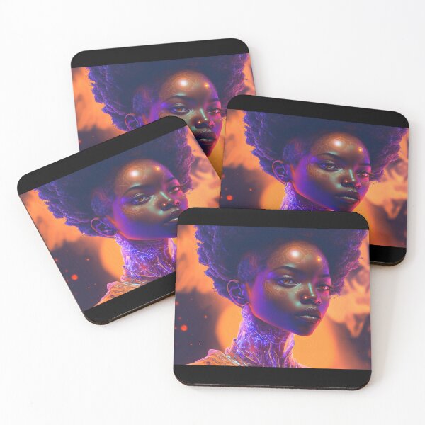 Item preview, Afrofuturism Art designed and sold by MidJourneymen.