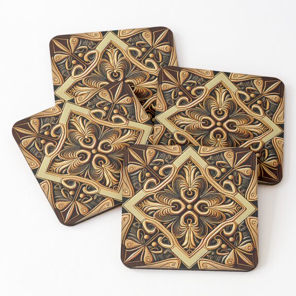 Item preview, Ancient Eclectic Pattern Digital Painting designed and sold by CodeAndColors.