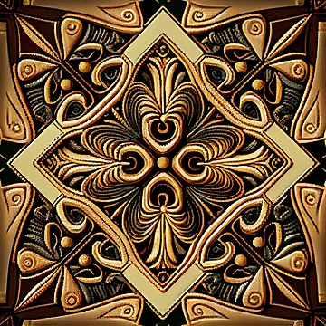 Vorschaubild zum Design Ancient Eclectic Pattern Digital Painting von CodeAndColors