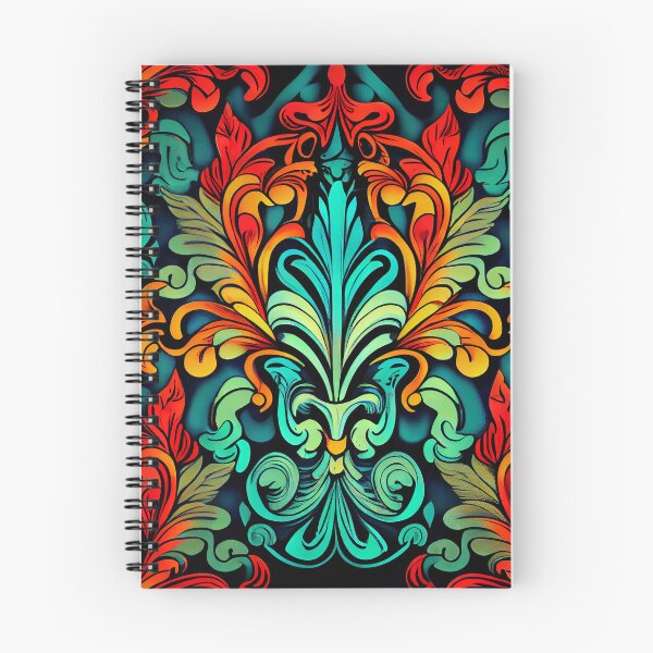 Item preview, Sketched Victorian Saturated Intense Modern Pattern Digital Painting designed and sold by CodeAndColors.