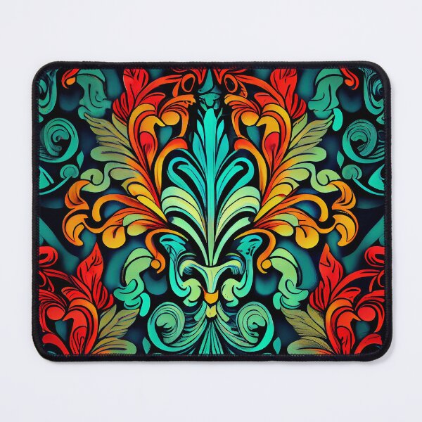 Item preview, Sketched Victorian Saturated Intense Modern Pattern Digital Painting designed and sold by CodeAndColors.