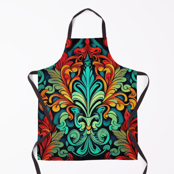 Item preview, Sketched Victorian Saturated Intense Modern Pattern Digital Painting designed and sold by CodeAndColors.