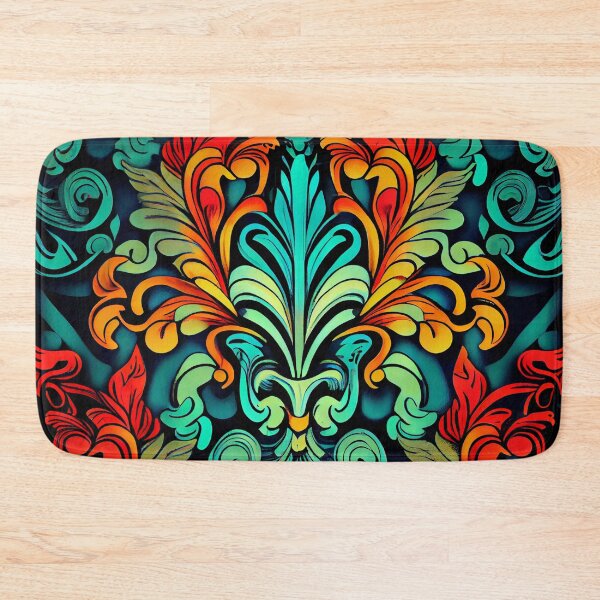 Item preview, Sketched Victorian Saturated Intense Modern Pattern Digital Painting designed and sold by CodeAndColors.