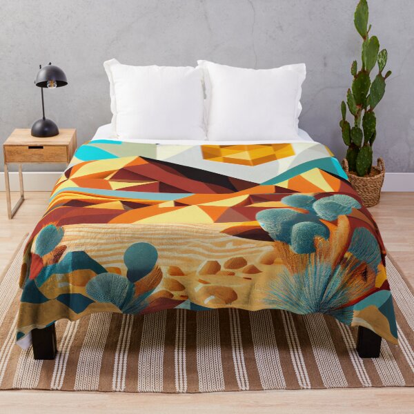 Item preview, Grand Desert Modern Pattern Digital Painting designed and sold by CodeAndColors.
