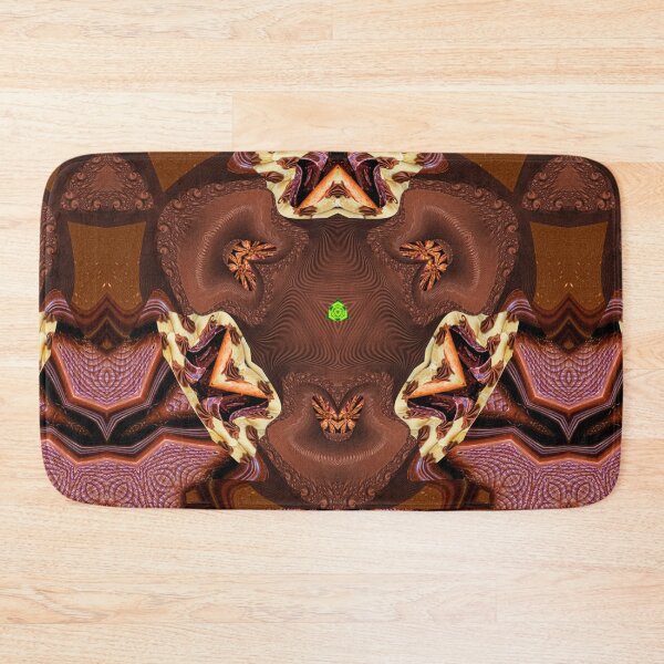 Item preview,  *FUNNY ABSTRACT PAINTING ALIEN TRIBAL FACE CHOCOLATE MIXTURE MINT GREEN WITH STARRY GREEN ANISE* designed and sold by Ralek.