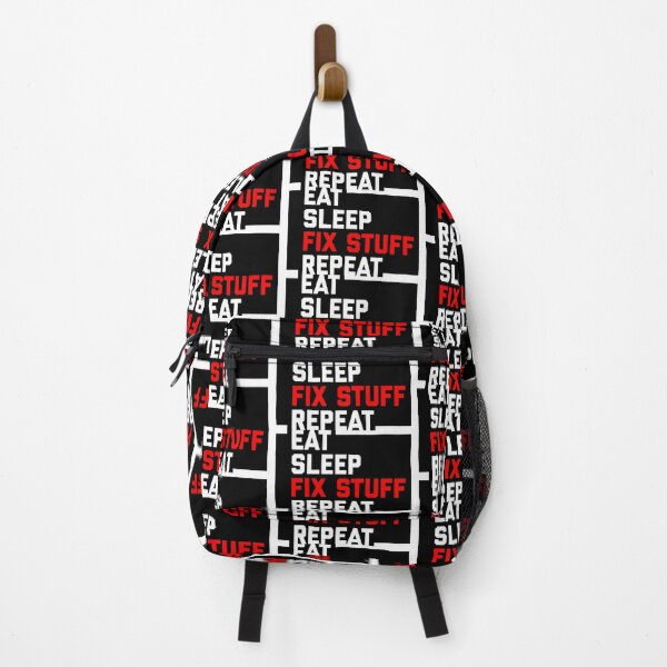 Item preview, Eat sleep fix stuff repeat designed and sold by Hamza Mrizak.