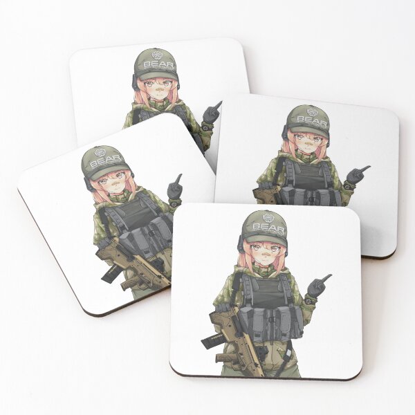 Item preview, Military Anime Girl designed and sold by kittiescuties.