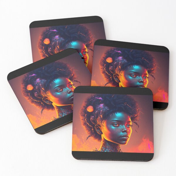 Item preview, Afrofuturism Art designed and sold by MidJourneymen.