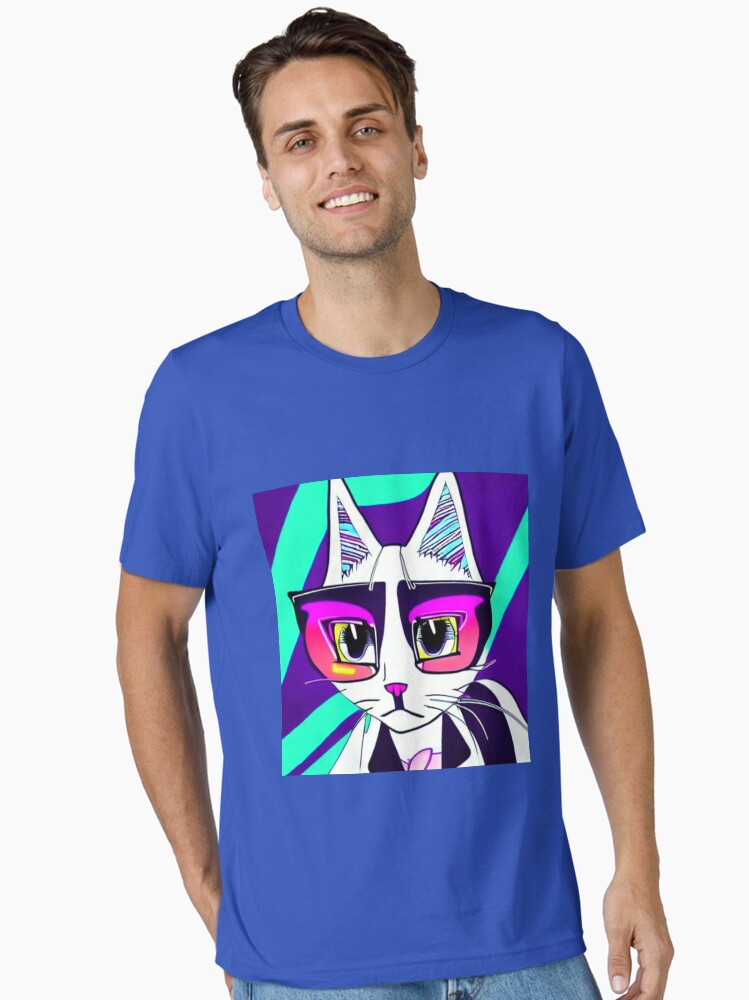 Thumbnail 1 of 7, Essential T-Shirt, Anime cat girl designed and sold by OMdesign10.