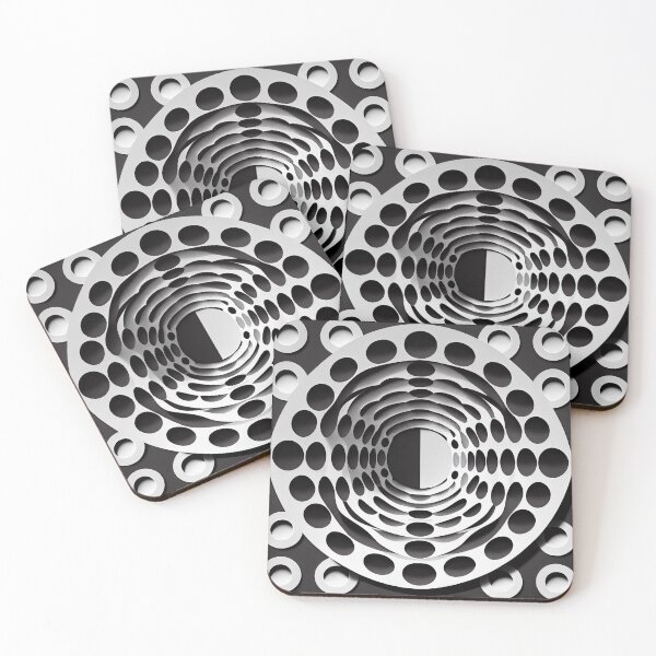 Item preview, Imagined Circular Minimalist Pattern Digital Painting designed and sold by CodeAndColors.