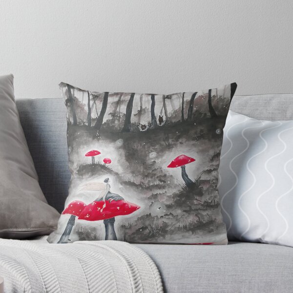 Item preview, Fairies on Mushrooms prints designed and sold by Eva-Leigh.