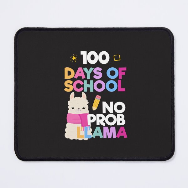 Item preview, Celebrating 100 Days of School NoProb Llama Kids & Teachers  designed and sold by Mer Yem.