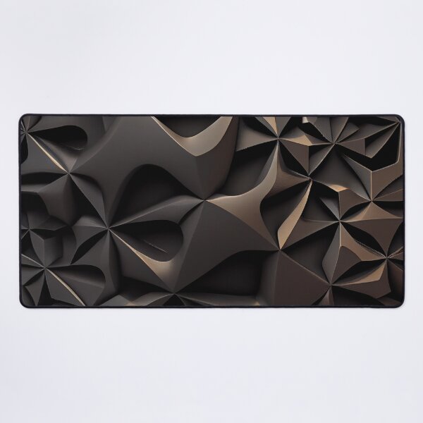 Item preview, Black Extreme Clay Contemporary Pattern Digital Painting designed and sold by CodeAndColors.