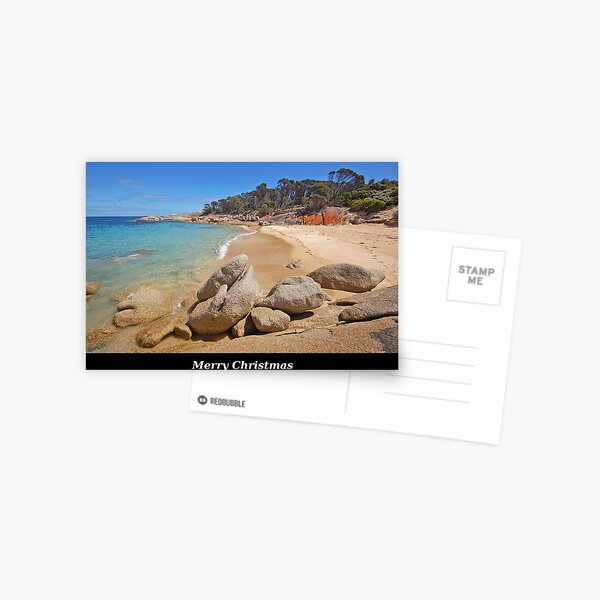 Red rocks and emerald water Postcard