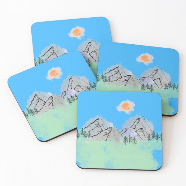 Item preview, Sunny mountains designed and sold by 1Jeff.