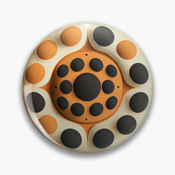 Artikelvorschau, Imagined Circular Minimalist Pattern Digital Painting entworfen und verkauft von CodeAndColors.