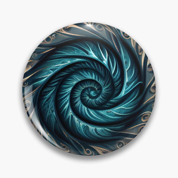 Artikelvorschau, Swirling Circular Rough Crafty Transitional Pattern Digital Painting entworfen und verkauft von CodeAndColors.