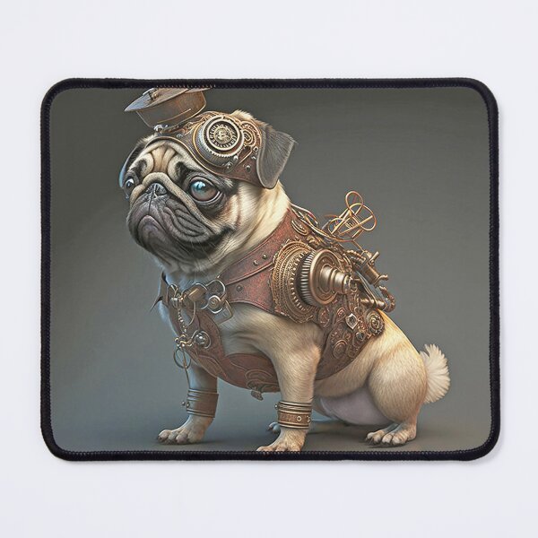 Item preview, Steampunk Pug Dog designed and sold by candiscamera.