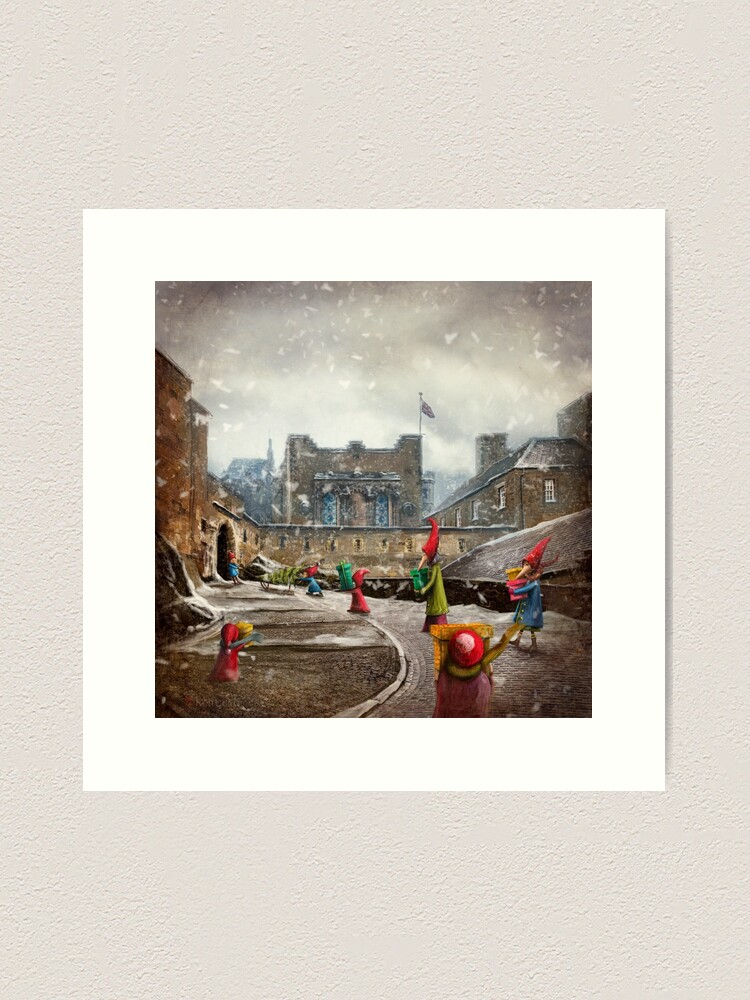 Thumbnail 2 of 3, Art Print, "The Christmas Bringers" designed and sold by matylda.