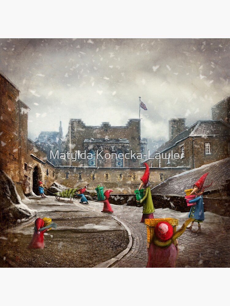 Thumbnail 3 of 3, Art Print, "The Christmas Bringers" designed and sold by matylda.
