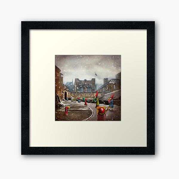 "The Christmas Bringers" Framed Art Print