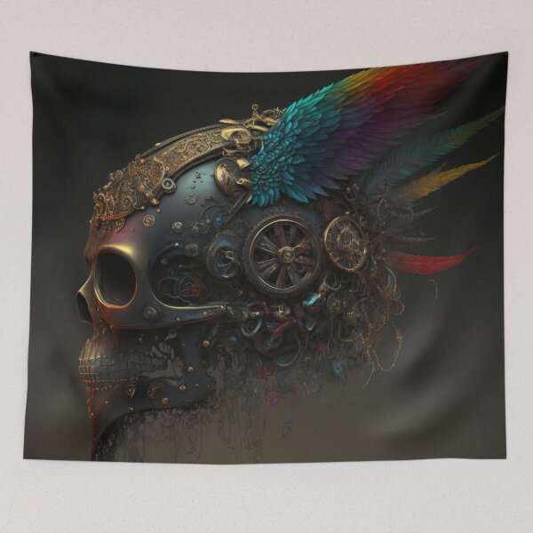 Item preview, Steampunk Skull designed and sold by Left-Hand-Tree.