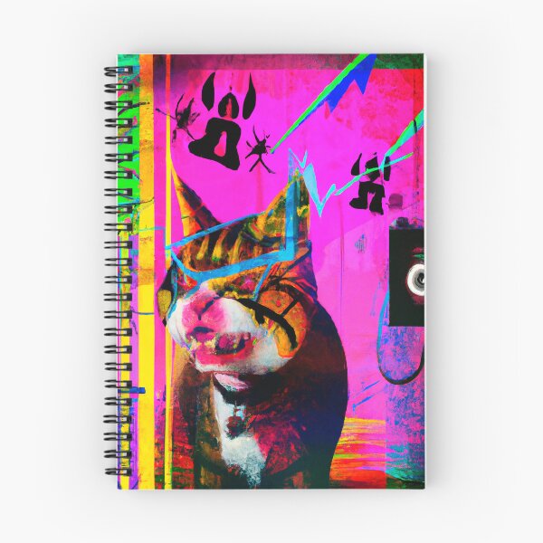 Aperçu de l'œuvre chat-jungle créée et vendue par Farbitroid.