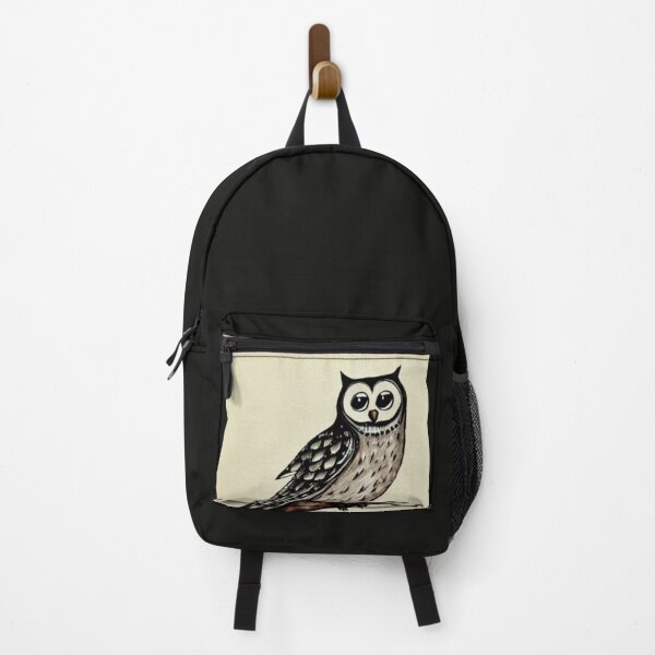 Item preview, Owl in a pensive mood designed and sold by Athena Milonas.