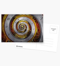 Steampunk - Spiral - Infinite time Postcards