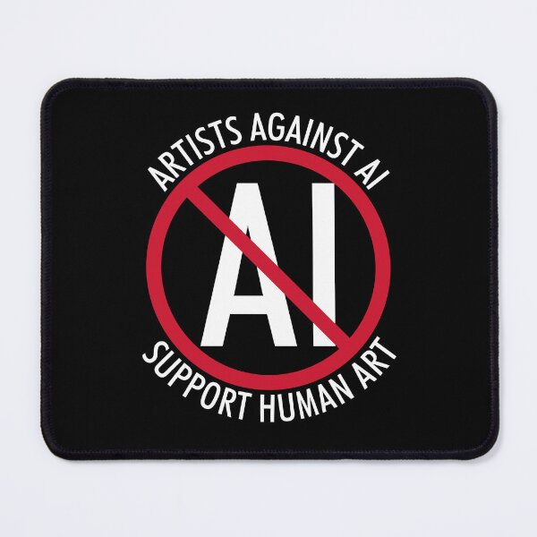 Item preview, No AI. Artists Against AI. Support Human Art. designed and sold by StressFreeThds.