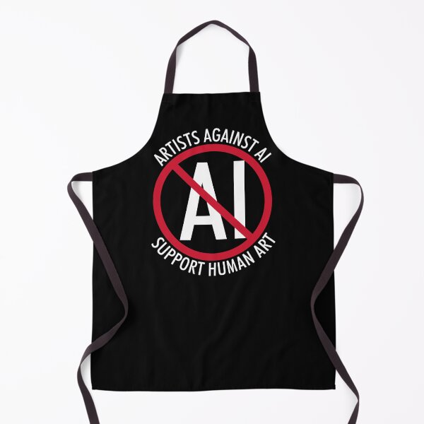 Item preview, No AI. Artists Against AI. Support Human Art. designed and sold by StressFreeThds.