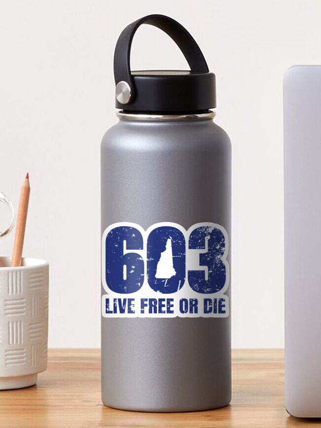 1 /"Live Free or Die/" New Hampshire Vinyl Bumper Sticker Decal FREE SHIPPING!