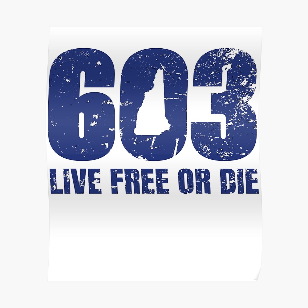 1 /"Live Free or Die/" New Hampshire Vinyl Bumper Sticker Decal FREE SHIPPING!