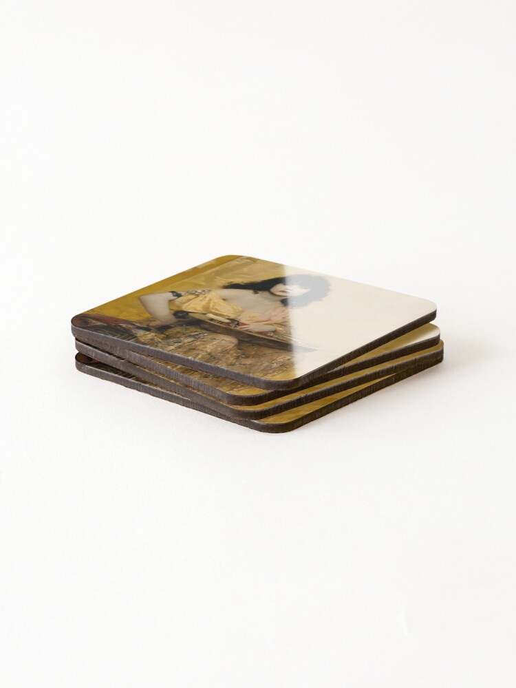 Aperçu 4 sur 5. Dessous de verre (lot de 4) avec l'œuvre WWDITS Nadja HD créée et vendue par sonshop99.