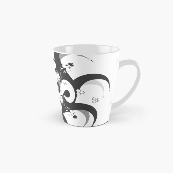 Shee Mandala Spiral with Om and Lotus Symbol Tall Mug