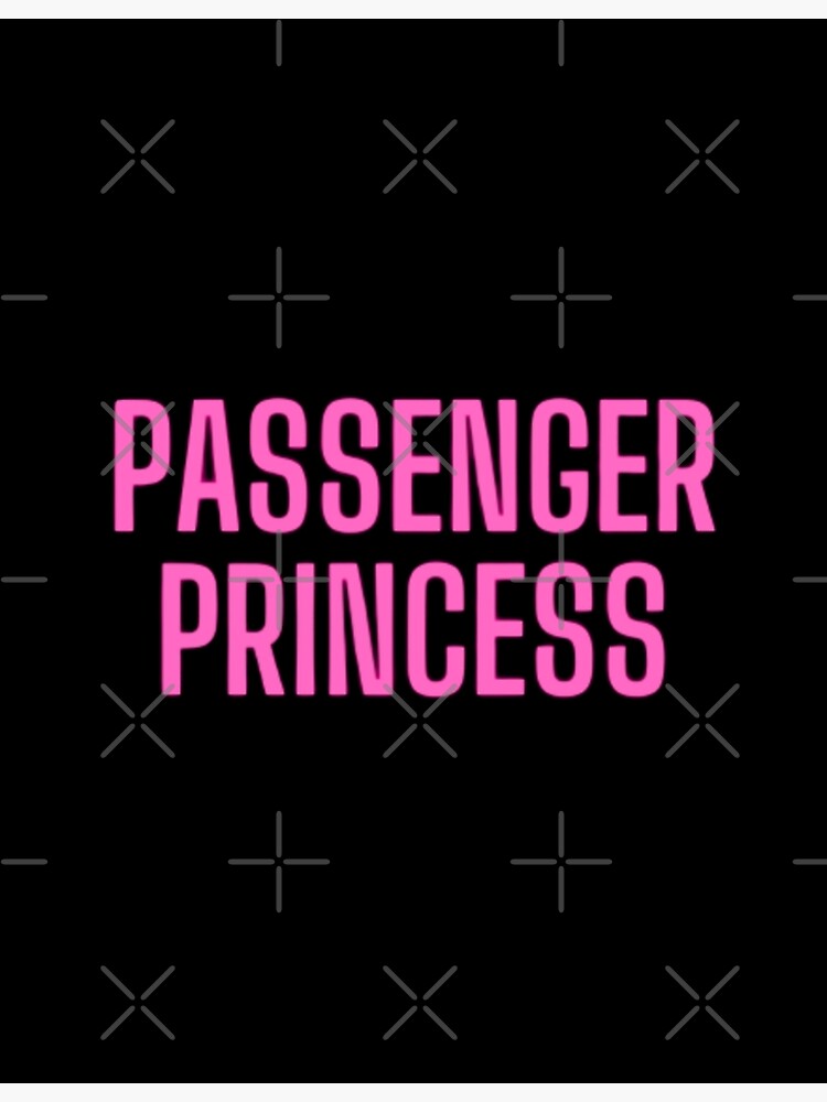 Girly Passenger Princess, Dark Background Greeting Card for Sale by  embaarc