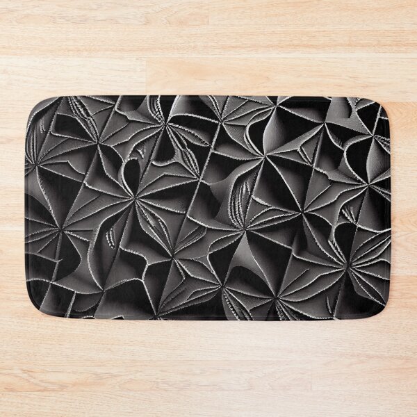 Item preview, Black Extreme Clay Contemporary Pattern Digital Painting designed and sold by CodeAndColors.