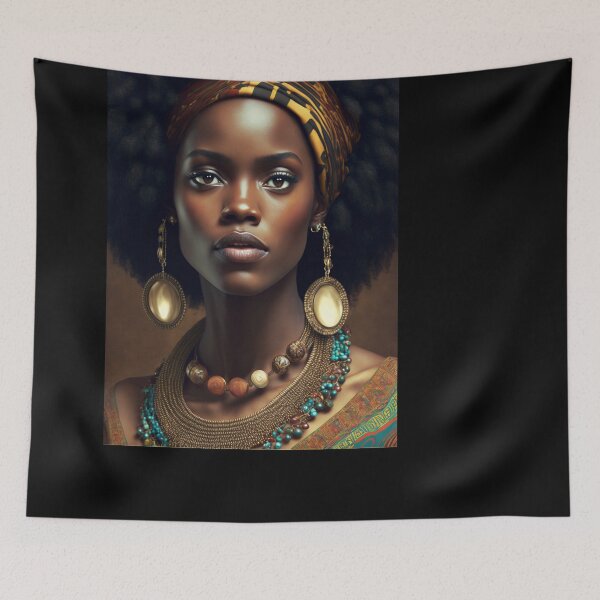 Item preview, Afrofuturism Art designed and sold by MidJourneymen.