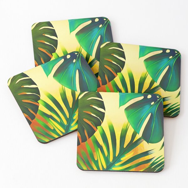 Item preview, tropical leaves designed and sold by Ascooepics.
