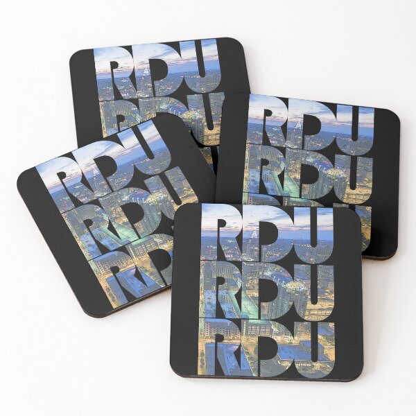 Item preview, Raleigh, North Carolina RDU Cityscape Repeating Pattern designed and sold by CrabbyLobster.