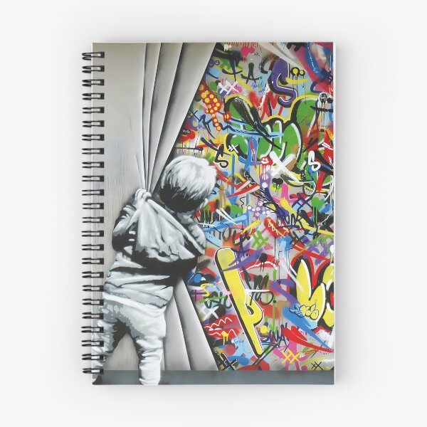 Item preview, Behind the Curtain Banksy Home Decor Decoration Street Art designed and sold by Omoozo.