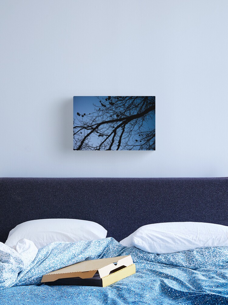 Thumbnail 2 of 3, Canvas Print, Tree in the pre-dawn light designed and sold by mistered.
