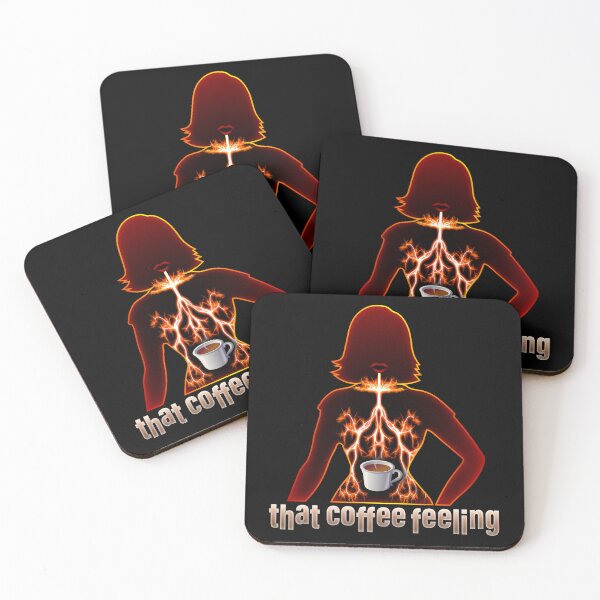 Item preview, That Coffee Feeling - Caffeine Lightning Powers designed and sold by Reconocer.