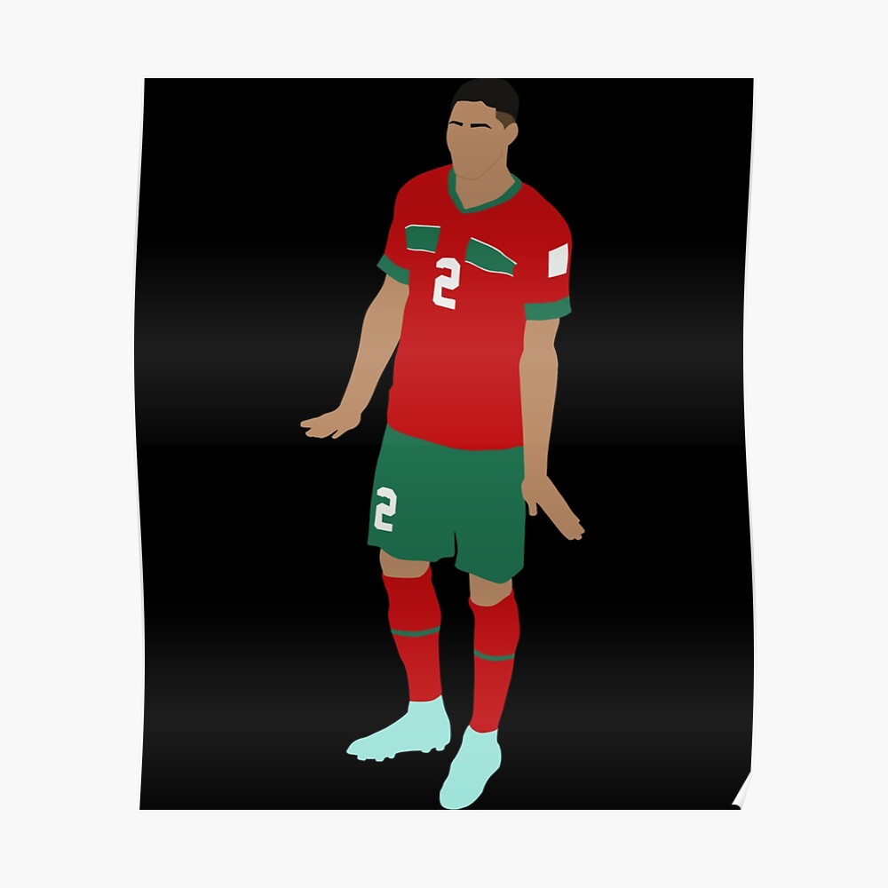 Achraf Hakimi Morocco Celebration  Sticker for Sale by lirkidmore2