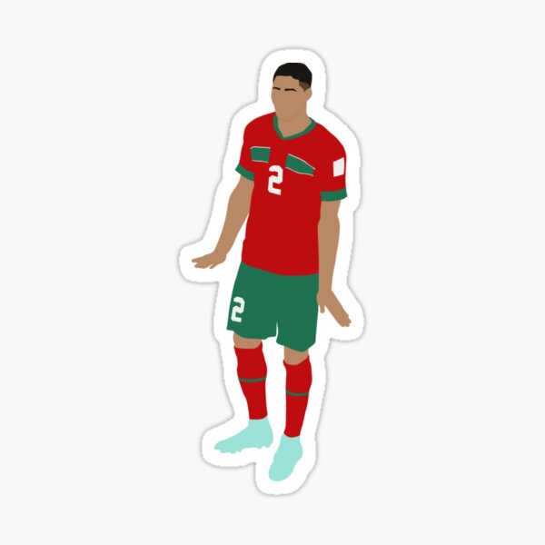 Maillot Maroc Achraf Hakimi 2 Extérieur Coupe du Monde 2022