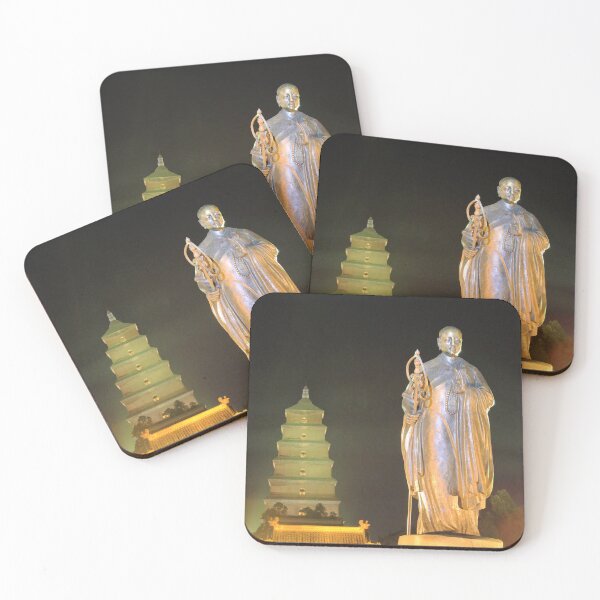 Item preview, Xi'an Giant Wild Goose Pagoda and Buddha Statue Night designed and sold by Thomas Halouva.