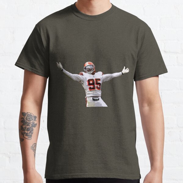 Myles Garrett Midnight Mascot T-Shirt - Black - Tshirtsedge