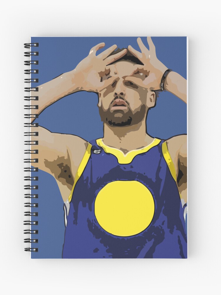 klay thompson Spiral Notebook by raffrasta