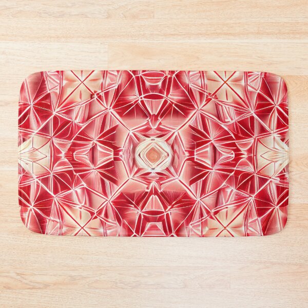 Item preview, Light Red Contemporary Pattern Digital Painting designed and sold by CodeAndColors.